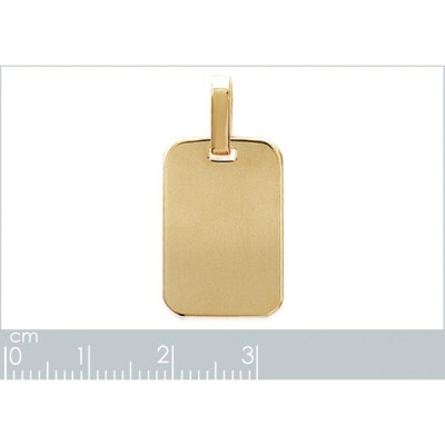 Pendentif plaqué or 750 3 microns