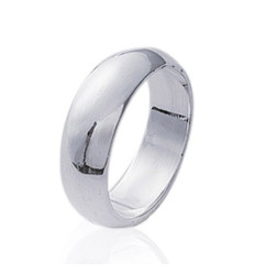 Bague argent massif 925 rhodié