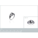 Bague argent massif 925