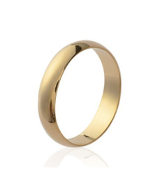 Bague plaqué or 750 3 microns