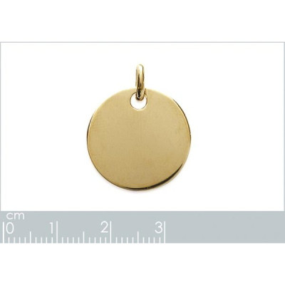 Pendentif plaqué or 750 3 microns