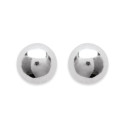 Boucles d'oreilles 2 mm clous tiges puces boules - Louise - argent massif 925