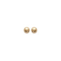 Boucles d'oreilles puces boules 3 mm plaqué or jaune 750