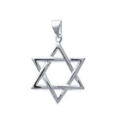 Pendentif argent massif 925 rhodié