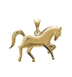 Pendentif plaqué or 750 3 microns