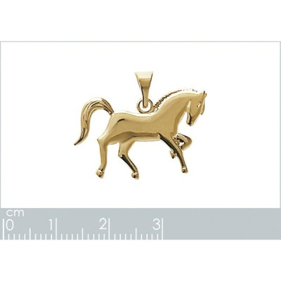 Pendentif plaqué or 750 3 microns