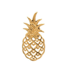 Pendentif plaqué or 750 3 microns