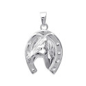 Pendentif argent massif 925 rhodié