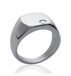 Bague acier et oxyde de zirconium