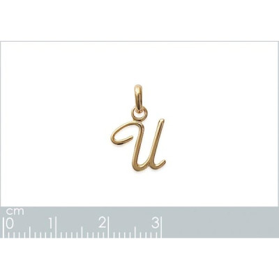 Pendentif plaqué or 750 3 microns