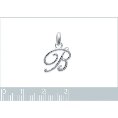 Pendentif argent massif 925 rhodié
