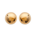Boucles d'oreilles plaqué or 750 puces boules 4mm