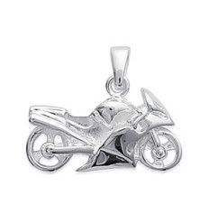 Pendentif argent massif 925 rhodié