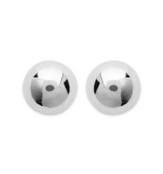 Boucles d'oreilles 3 mm clous tiges puces boules - Agathe - argent massif 925