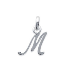 Pendentif argent massif 925 rhodié