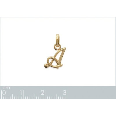Pendentif plaqué or 750 3 microns