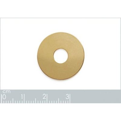 Pendentif plaqué or 750 3 microns