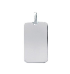 Pendentif argent massif 925 rhodié