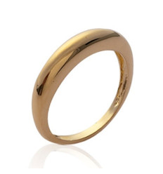 Bague plaqué or 750 3 microns