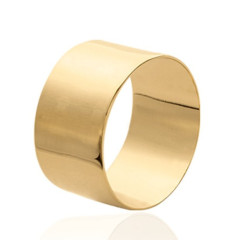 Bague plaqué or 750 3 microns
