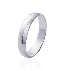Bague argent massif 925 rhodié