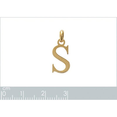 Pendentif plaqué or 750 3 microns