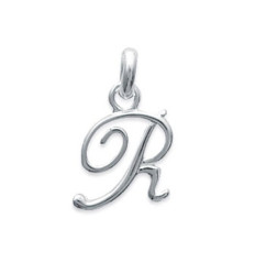 Pendentif argent massif 925 rhodié