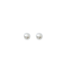 Boucles d'oreilles perles d'imitation 3mm plaqué or 750 3 microns