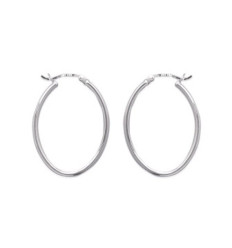 Créoles argent 925 rhodié