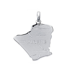 Pendentif argent massif 925 rhodié