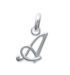 Pendentif argent massif 925 rhodié