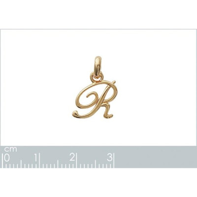 Pendentif plaqué or 750 3 microns