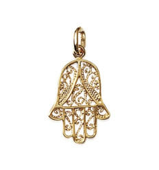 Pendentif plaqué or 750 3 microns