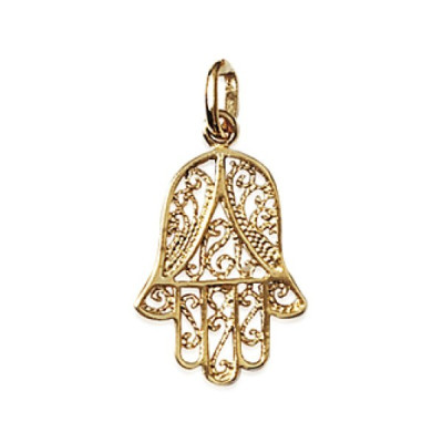 Pendentif plaqué or 750 3 microns