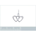 Pendentif argent massif 925 rhodié