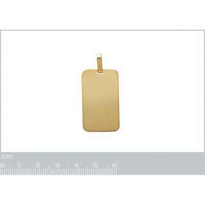 Pendentif plaqué or 750 3 microns