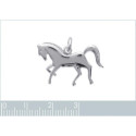 Pendentif argent massif 925 rhodié