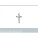 Pendentif argent massif 925 rhodié