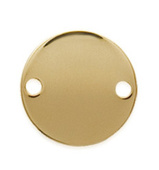 Pendentif plaqué or 750 3 microns