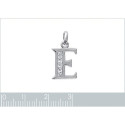 Pendentif argent massif 925 rhodié et oxyde de zirconium