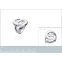 Bague argent massif 925 rhodié