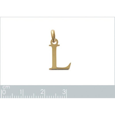 Pendentif plaqué or 750 3 microns