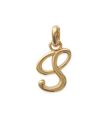 Pendentif plaqué or 750 3 microns