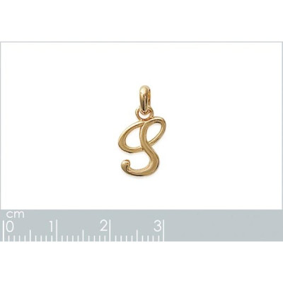 Pendentif plaqué or 750 3 microns