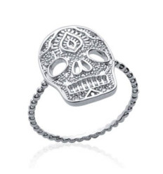 Bague argent massif 925 rhodié