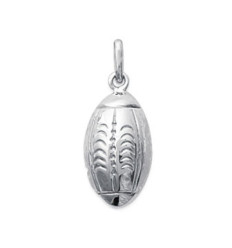 Pendentif argent massif 925 rhodié