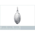 Pendentif argent massif 925 rhodié