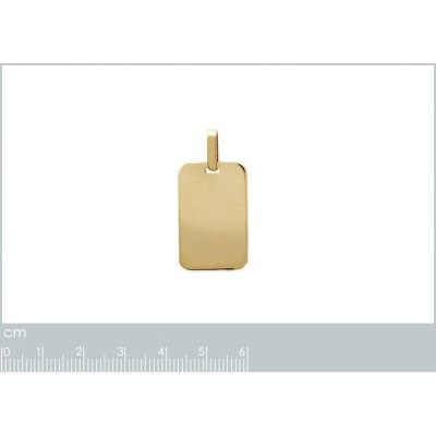 Pendentif plaqué or 750 3 microns