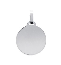 Pendentif argent massif 925 rhodié