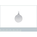 Pendentif argent massif 925 rhodié
